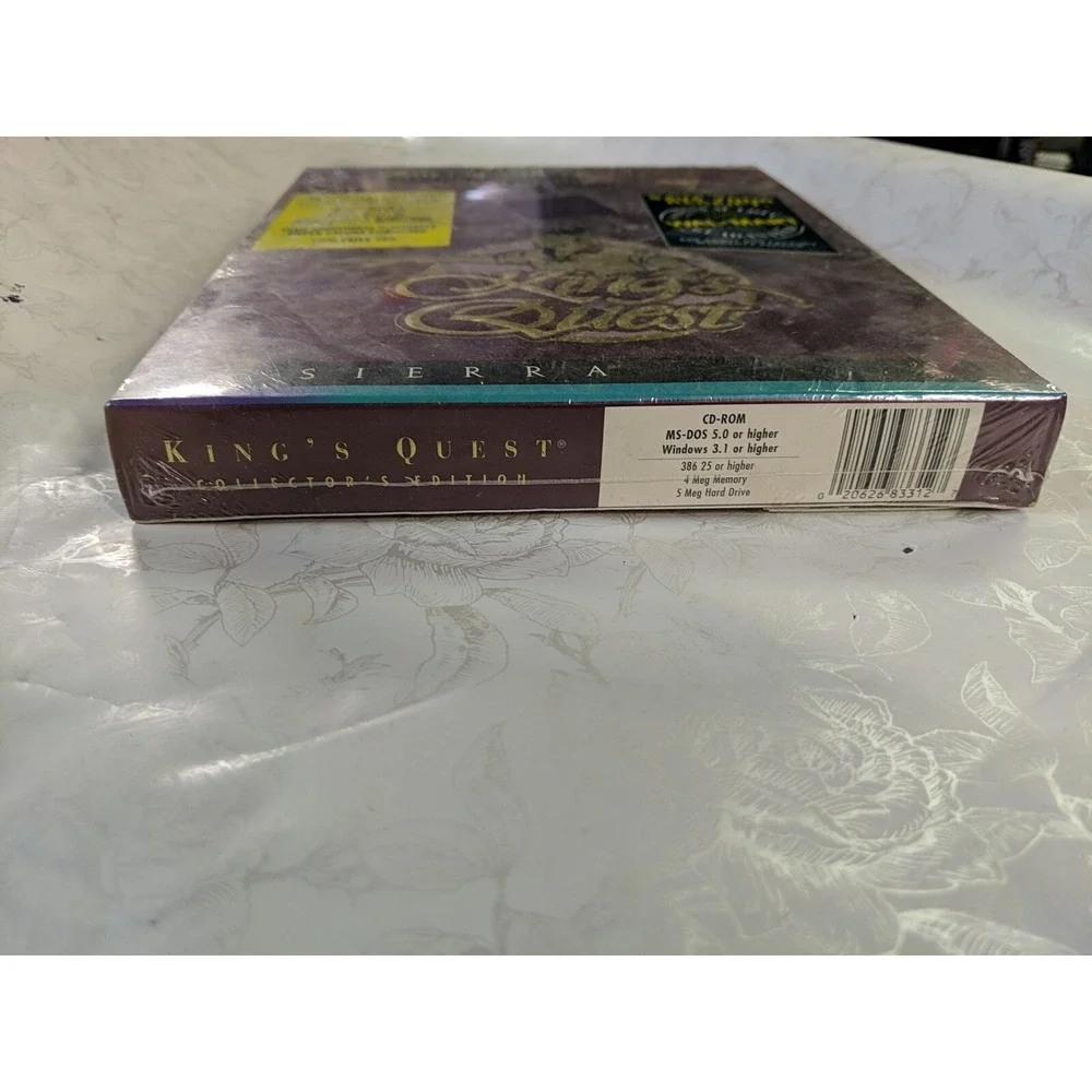 King's Quest: Collector's Edition Sierra Factory Sealed Big Box PC vintage Rare
